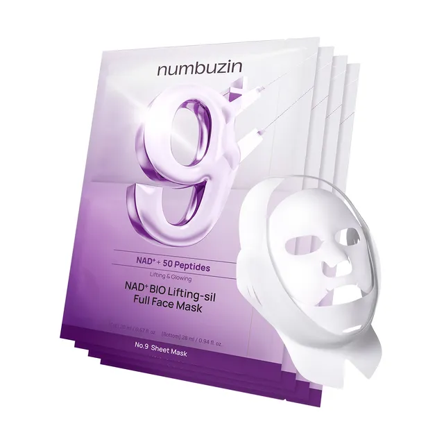 Numbuzin No.9 NAD+ BIO Lifting-sil Full Face Mask 