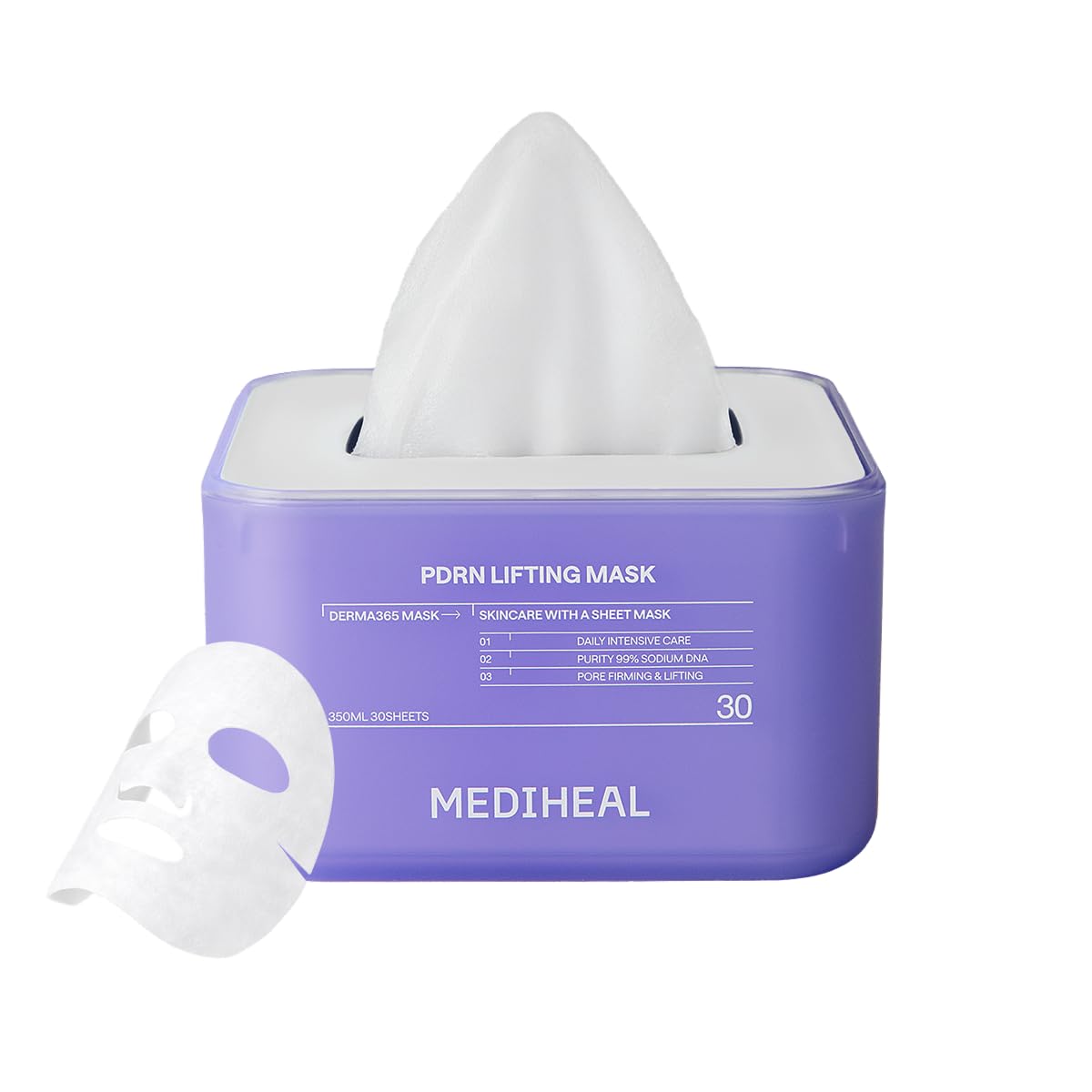 Mediheal Derma 365 PDRN Lifting Mask (30 sheet masks)
