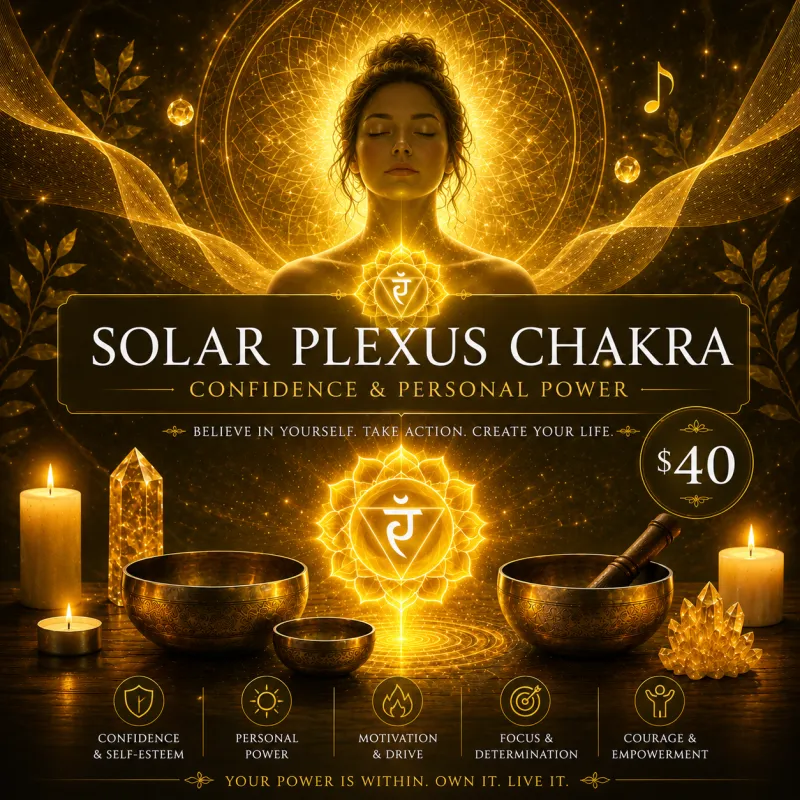 Solar Plexus Chakra (Confidence & Personal Power) $40