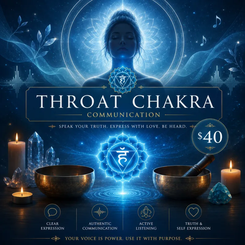 Throat Chakra (Communication) $40