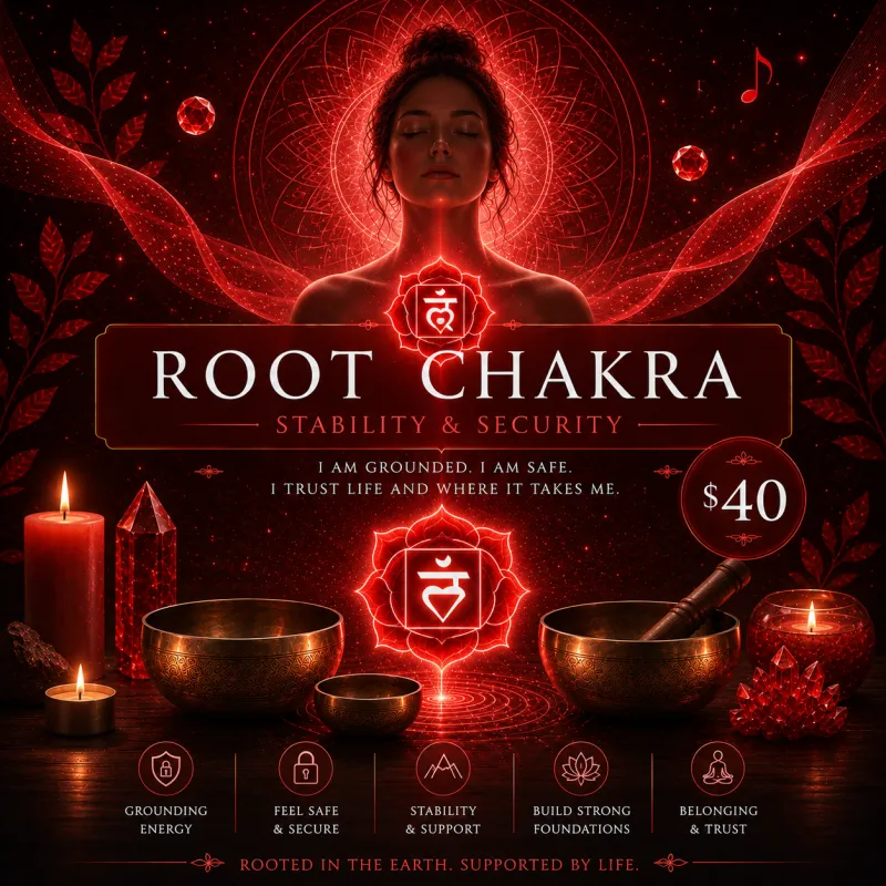 Root Chakra (Stability & Security) $40
