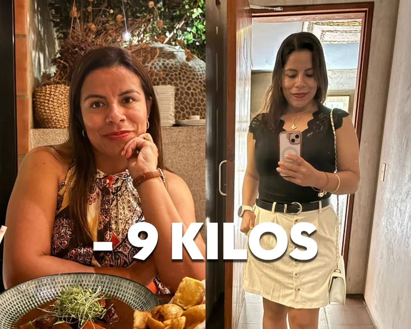 Antes y después: -9 kilos