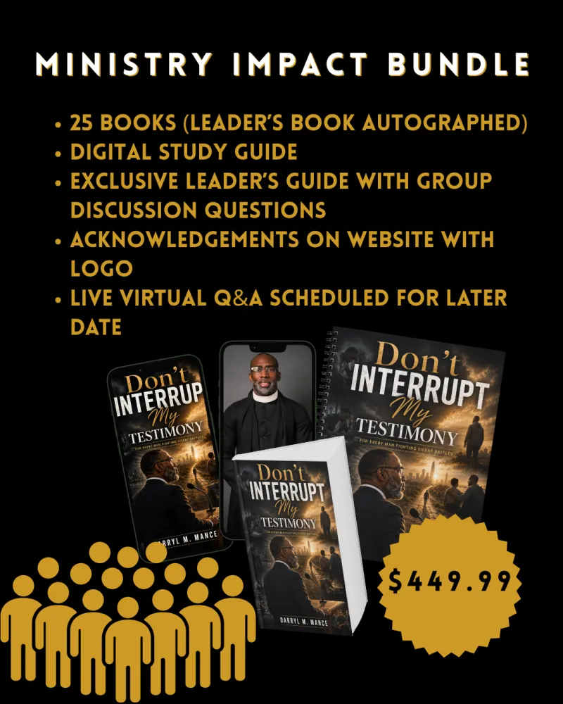 Don't Interrupt My Testimony Pre-launch - Ministry Impact Bundle