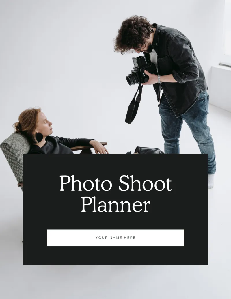 Photo Shoot Planner