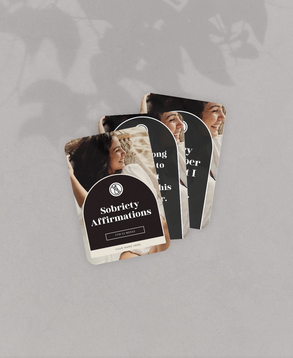 Sobriety Affirmation Cards