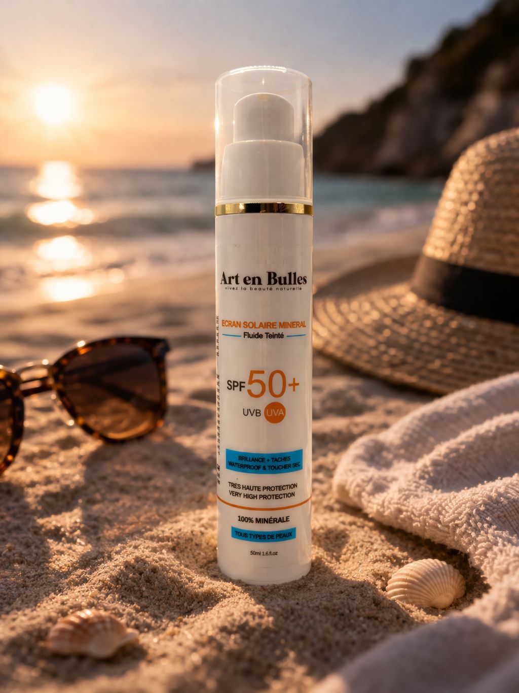Écran Solaire Minéral Teinté SPF50+