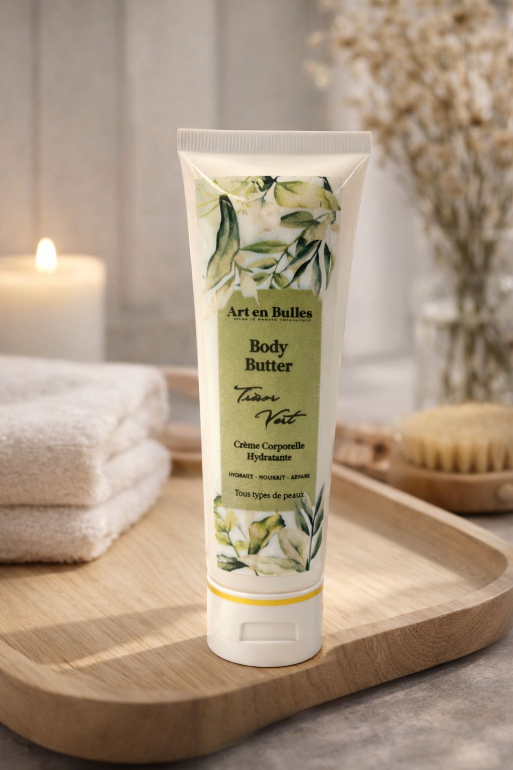 Body Butter Trésor Vert – Crème Corporelle Hydratante