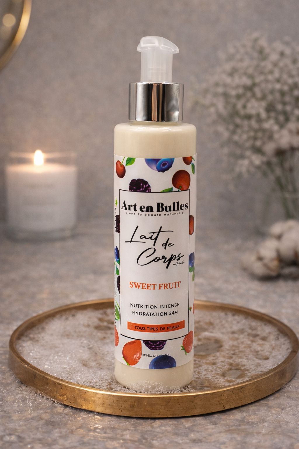 Lait de Corps Sweet Fruit – Hydratation 24H