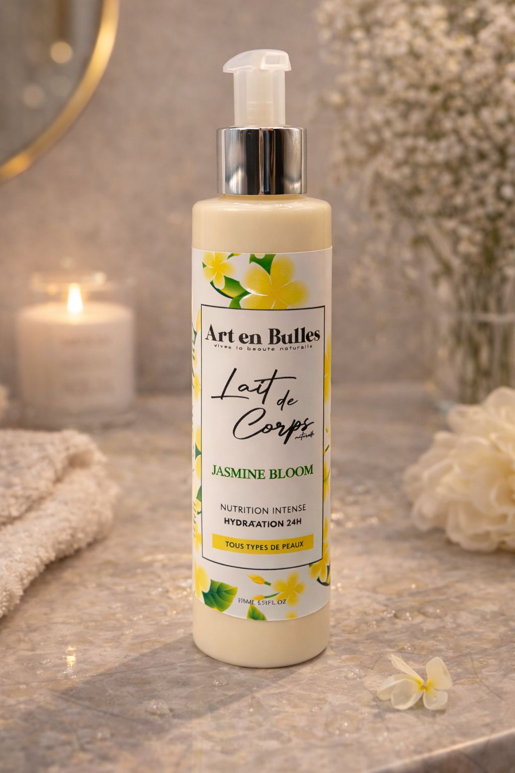 Lait de Corps Jasmine Bloom – Hydratation 24H