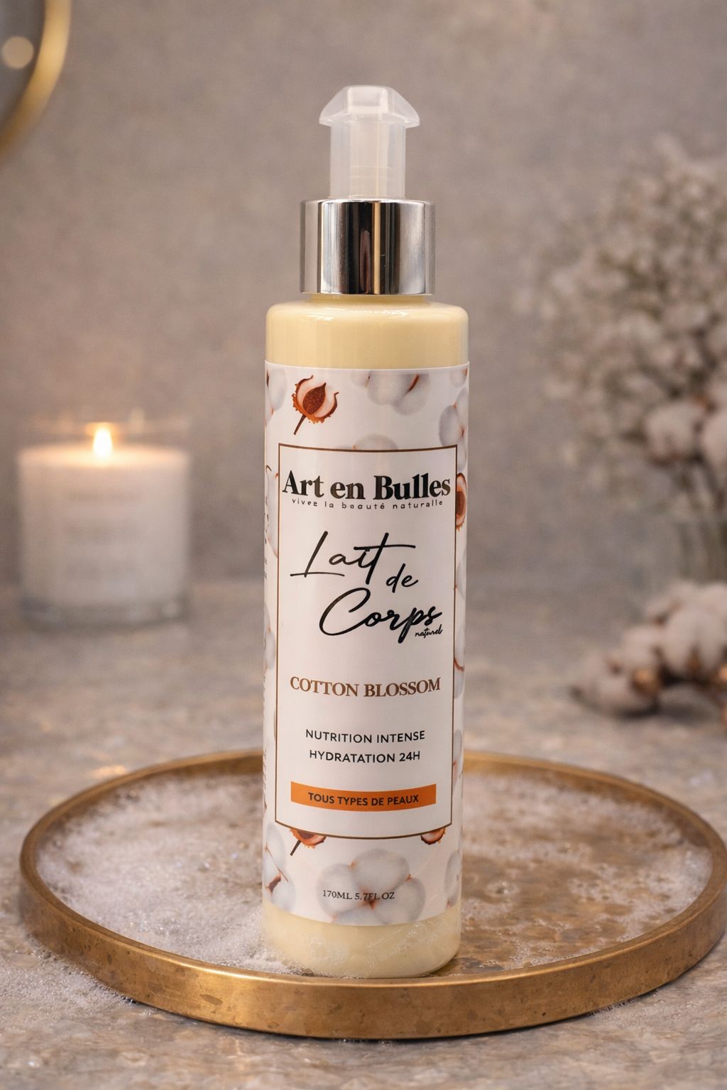 Lait de Corps Cotton Blossom – Hydratation 24H