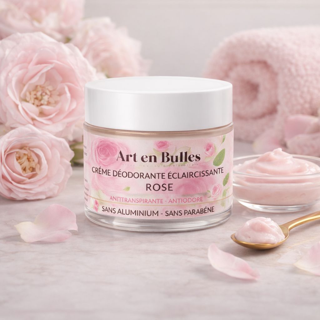 Crème Déodorante Éclaircissante Rose – Anti-Odeurs