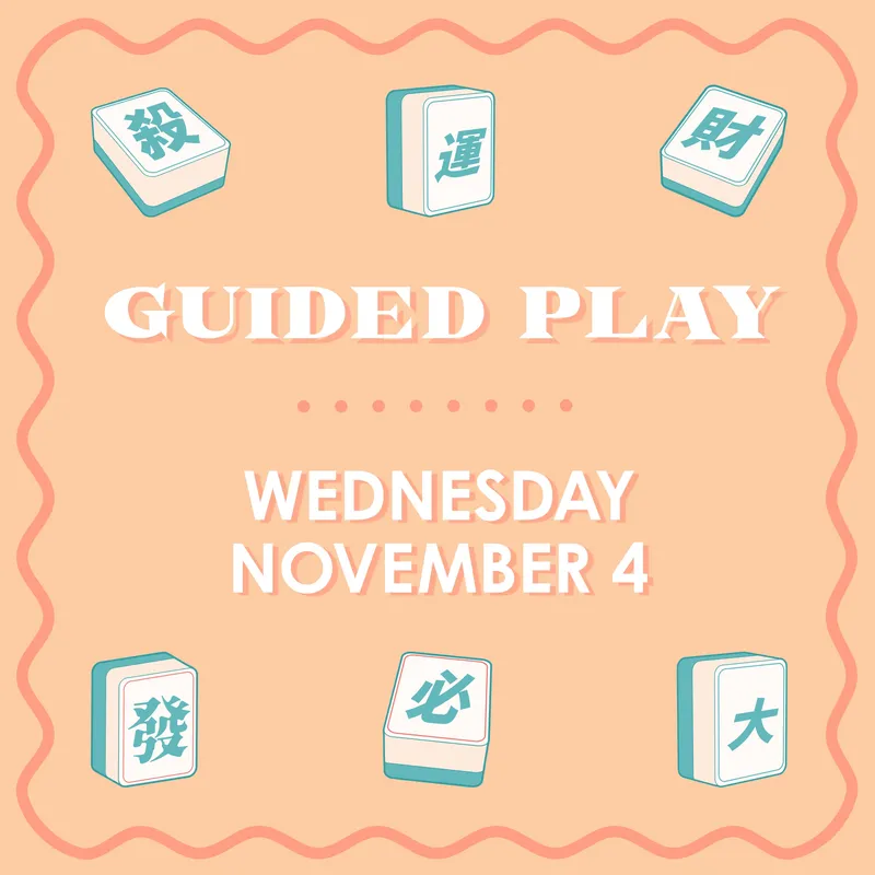 Guided Play - WEDNESDAY NOVEMBER 4