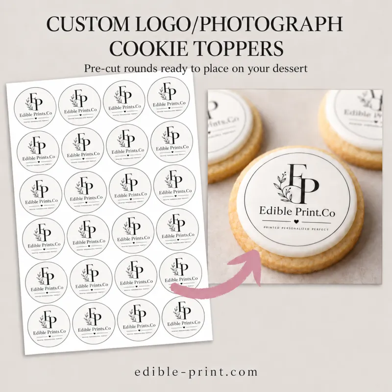 1" Cookie / Cupcake Toppers -50Pack