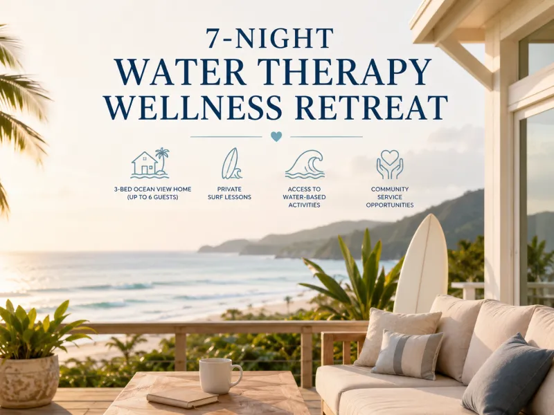 7-Night Water Therapy Wellness Retreat