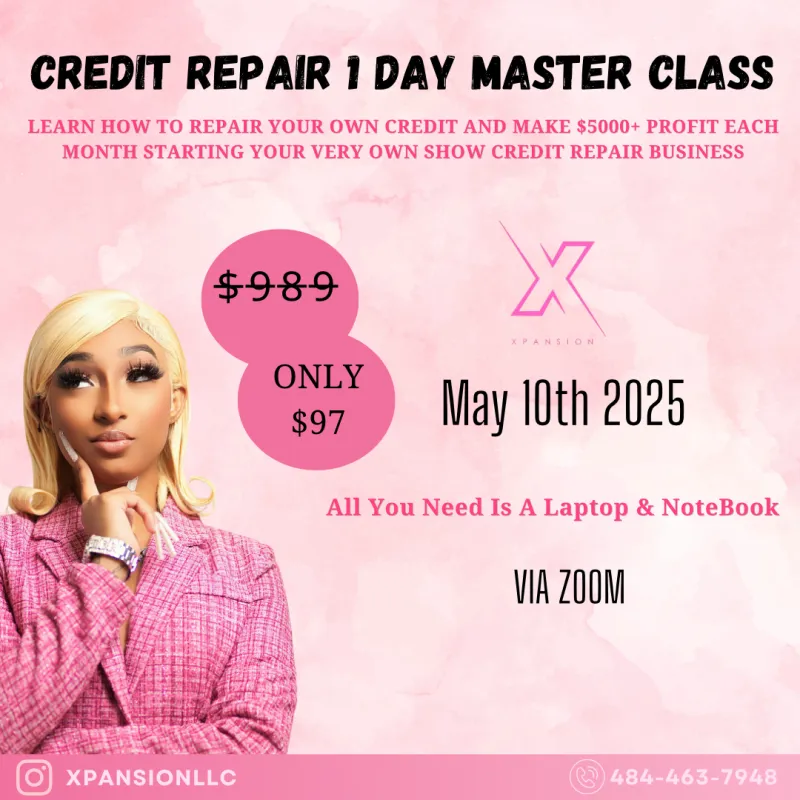 Credit Repair 1 Day Master Class