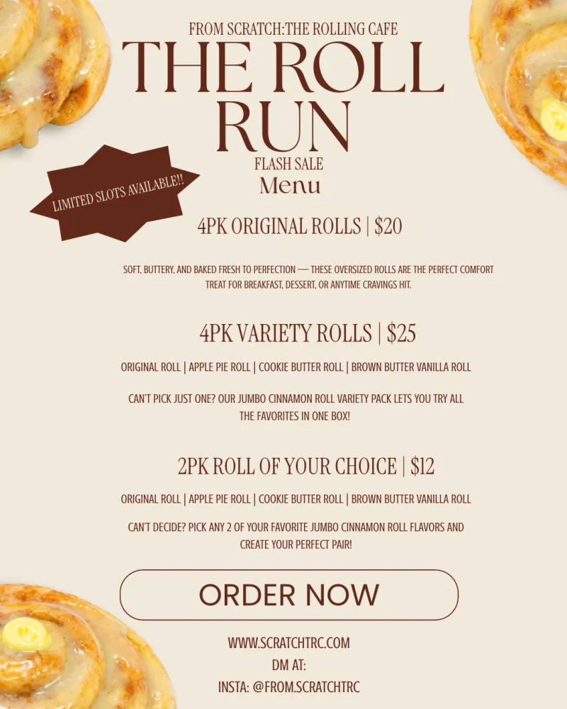 **WEEKLY MENU/OFFERINGS**