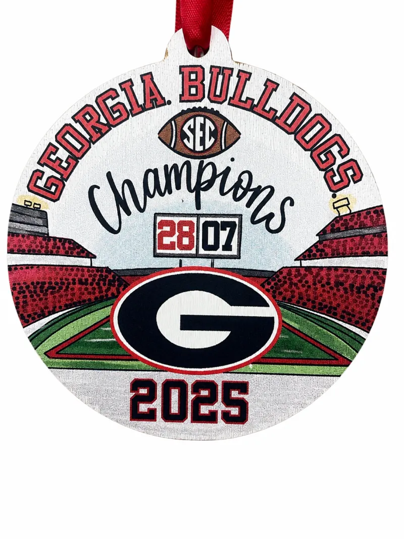 Georgia Bulldogs 2025 Ornament