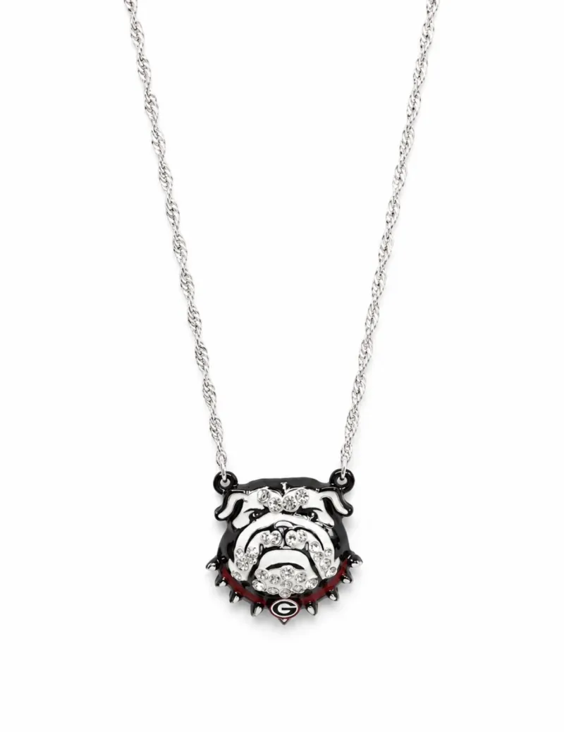 Sparkling Bulldog Necklace 