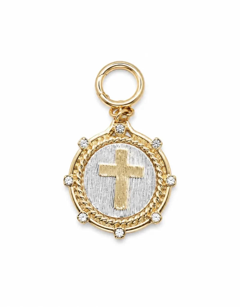 Cross Medallion Charm