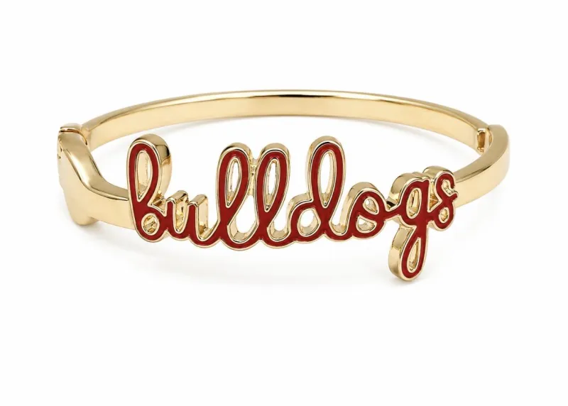 Bulldog Script Bangle