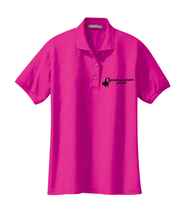 Port Authority® Women's Silk Touch™ Polo (Pink)