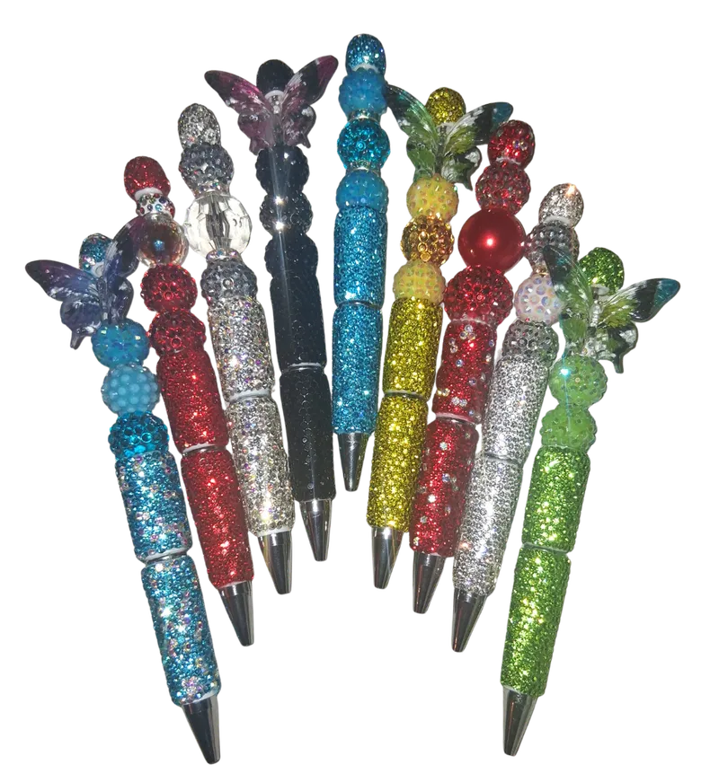 Bejeweled Ink Pens