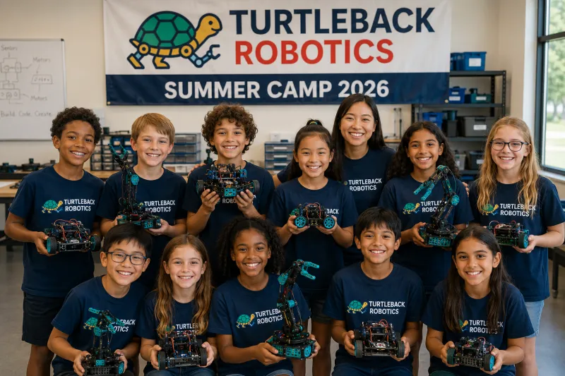 Summer Robotics Camp – Half Day (Ages 6–12)