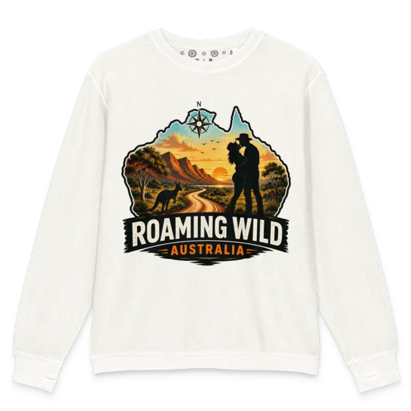 Comfy Cord Sweatshirt - Roaming Wild