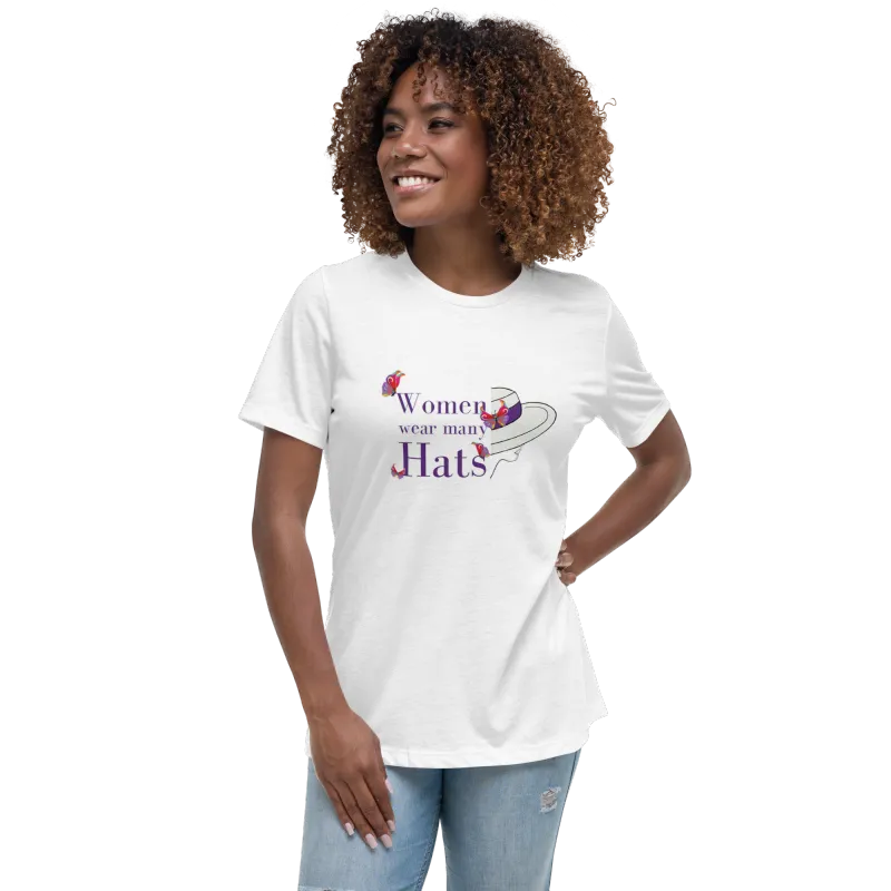 Women's Relaxed T-Shirt - Women Wear Many Hats