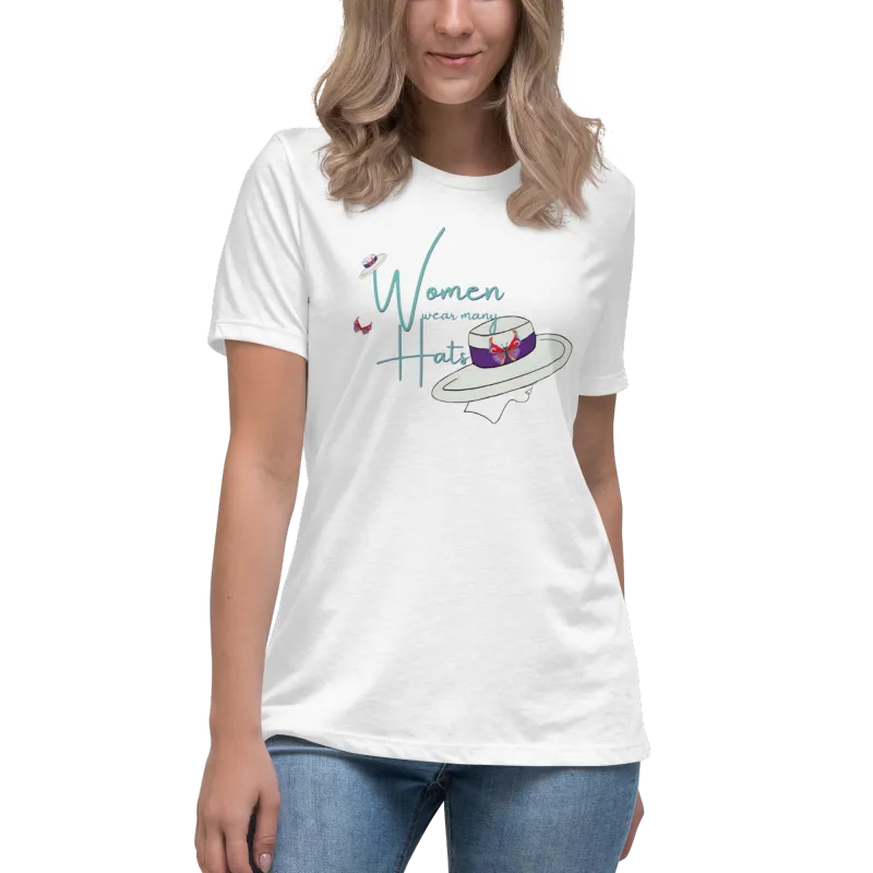 Women's Relaxed T-Shirt - Women Wear Many Hats 2