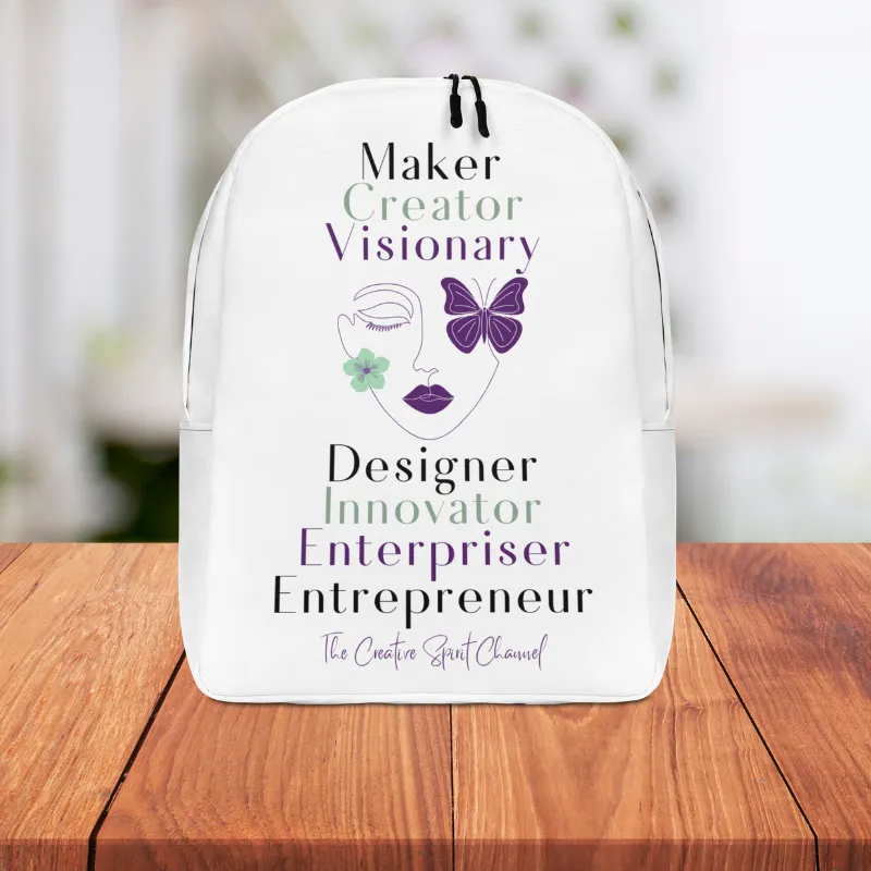 The Creative Spirit Channel Maker/Creator Minimalist Backpack