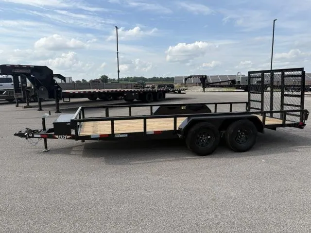 H and H 82" x 16' Utility Trailer