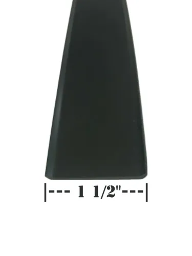 1 12″ BLACK Vinyl Insert 116″ Thick Trim Flexible RV Screw Cover