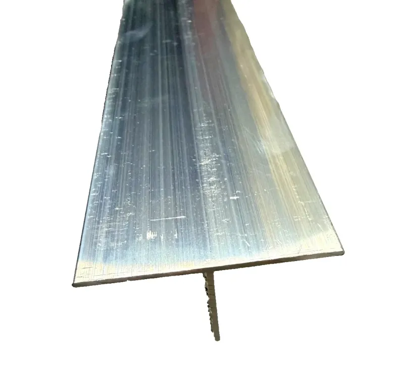 92″ Aluminum T Bar Trim 2″ Wide x 1″ High .031″ Thick No Holes