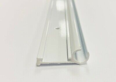 92″ Gloss White Aluminum Insert Awning Rail Trim Molding RV 1 3/8 x 1/2 RV-7