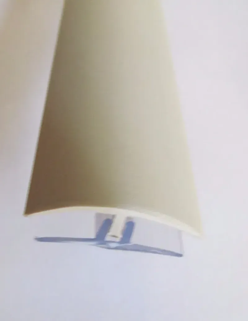 92″ IVORY Rigid Plastic 1″ Ceiling Sidewall Batten Snap Trim & Retainer RV