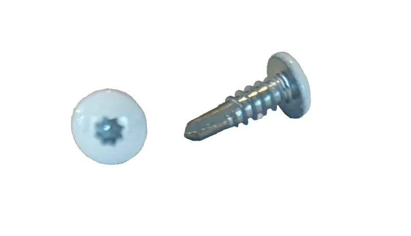 45 White #12 x 3/4″ Cargo Utility RV Toy Trailer Exterior Self Tapping Screws