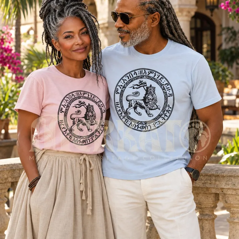 Unisex RTV-HC-0009 - Imperial Lion of Judah Great Seal  garment-dyed heavyweight t-shirt