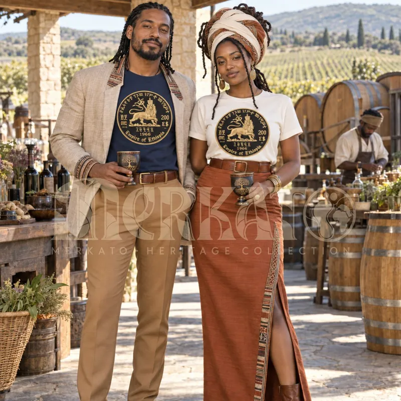 Unisex RTV-HC-0001 - 1966 Ethiopian Empire 200 Dollar Gold Proof (Reverse) garment-dyed heavyweight t-shirt
