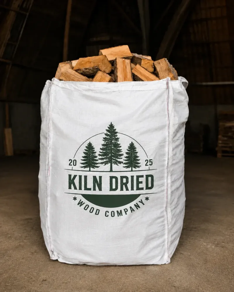 Quarter Cord Kiln-Dried Firewood Super Sack – Approx. 35 Cu Ft