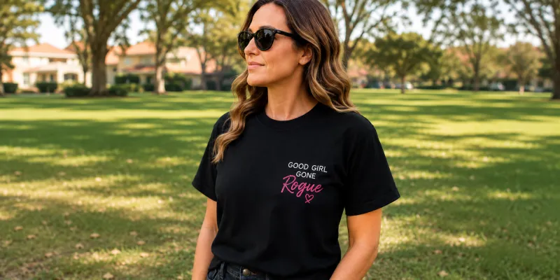 GOOD GIRL GONE ROGUE Black T-Shirt
