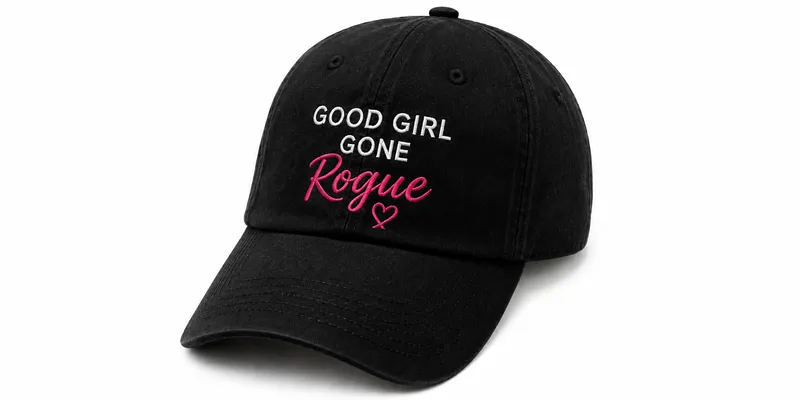 Good Girl Gone Rogue Baseball Cap (Black)