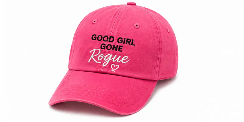 Good Girl Gone Rogue Baseball Cap (Pink)