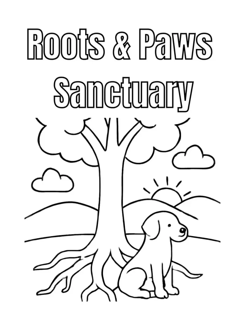 Roots & Paws Coloring Book