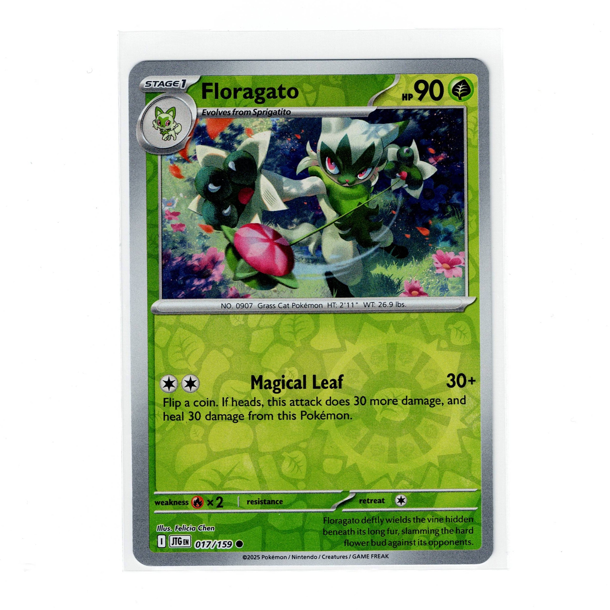 Floragato 017/159 Journey Together Reverse Holo