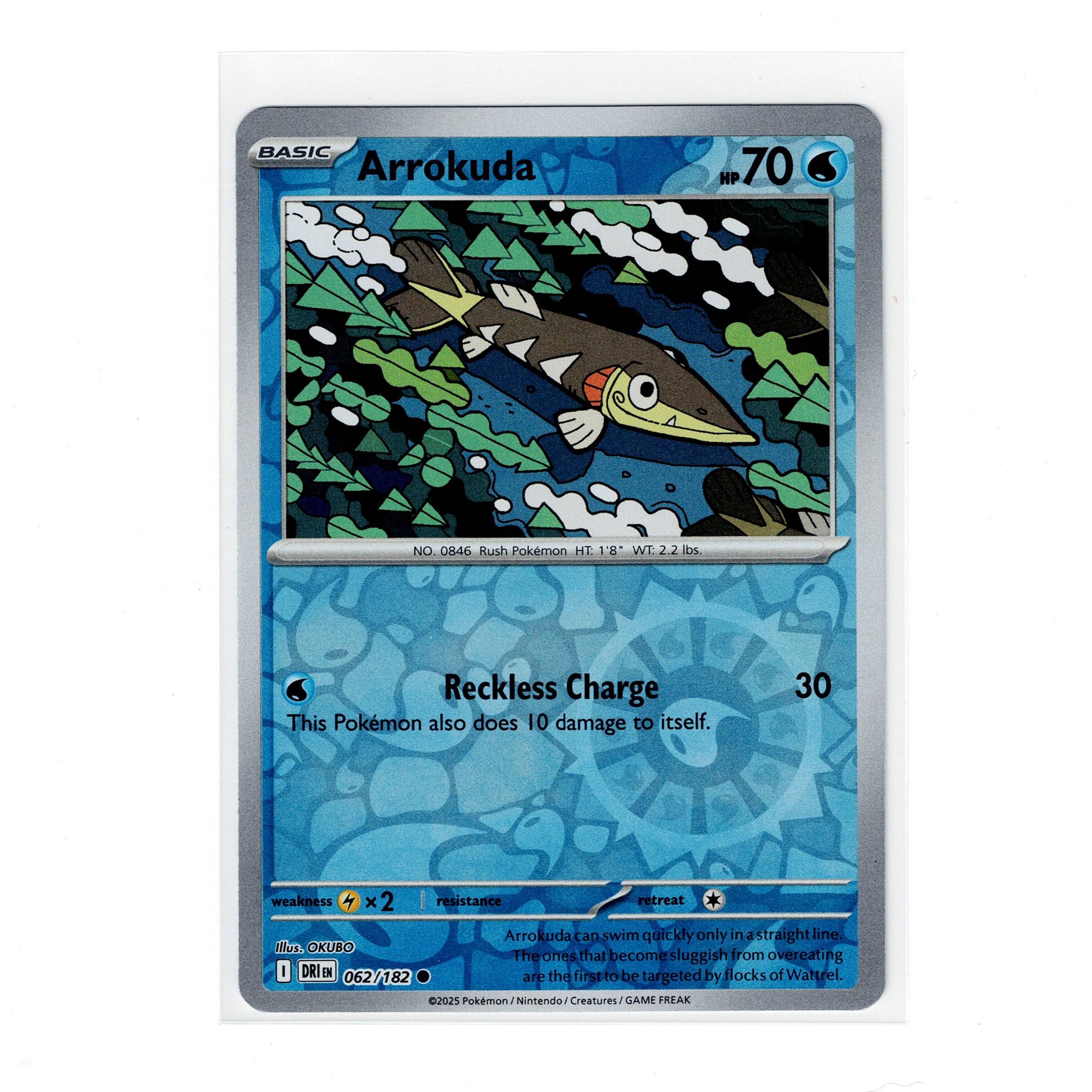 Arrokuda 062/182 Destined Rivals Reverse Holo