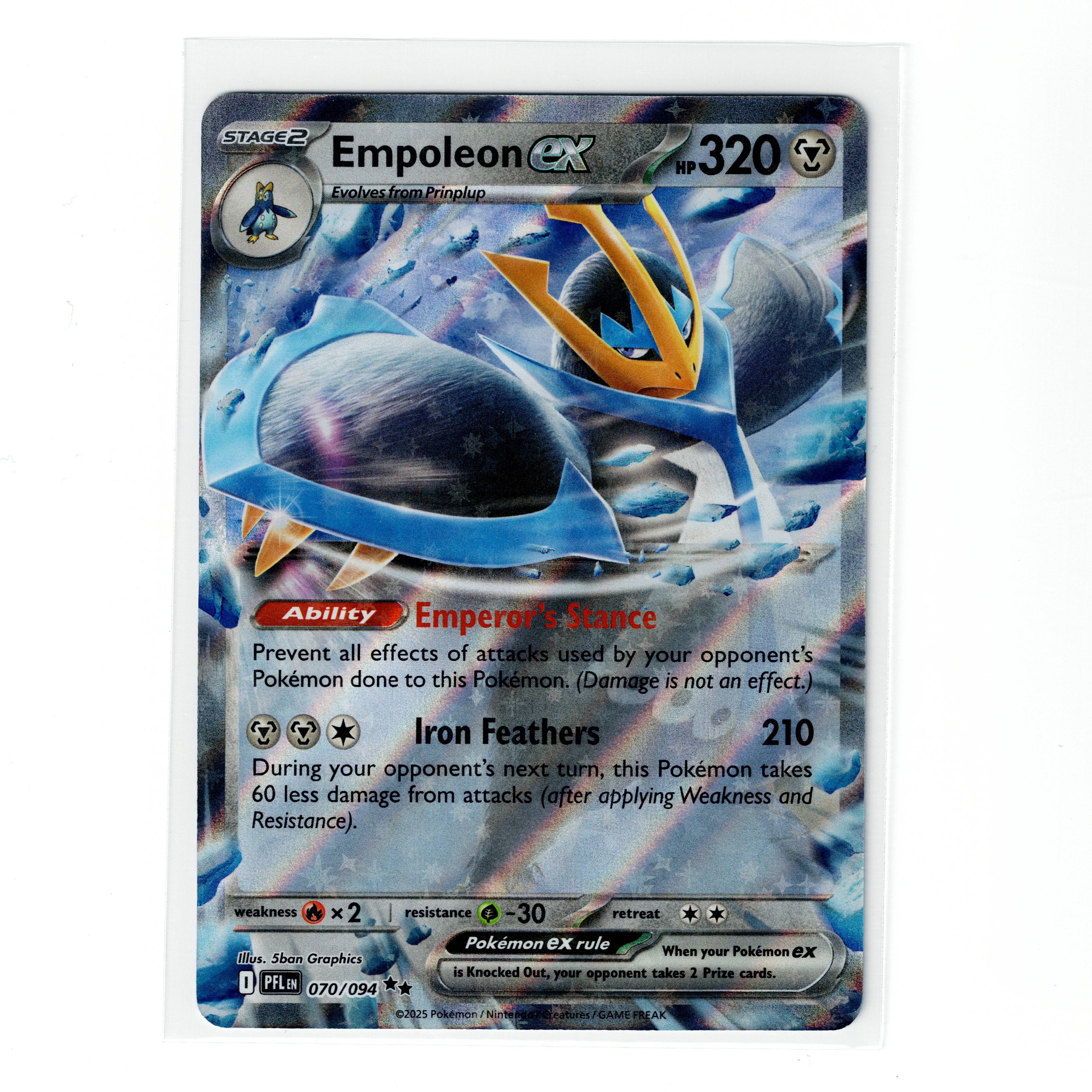 Empoleon ex 070/094 Ultra Rare Phantasmal Flames