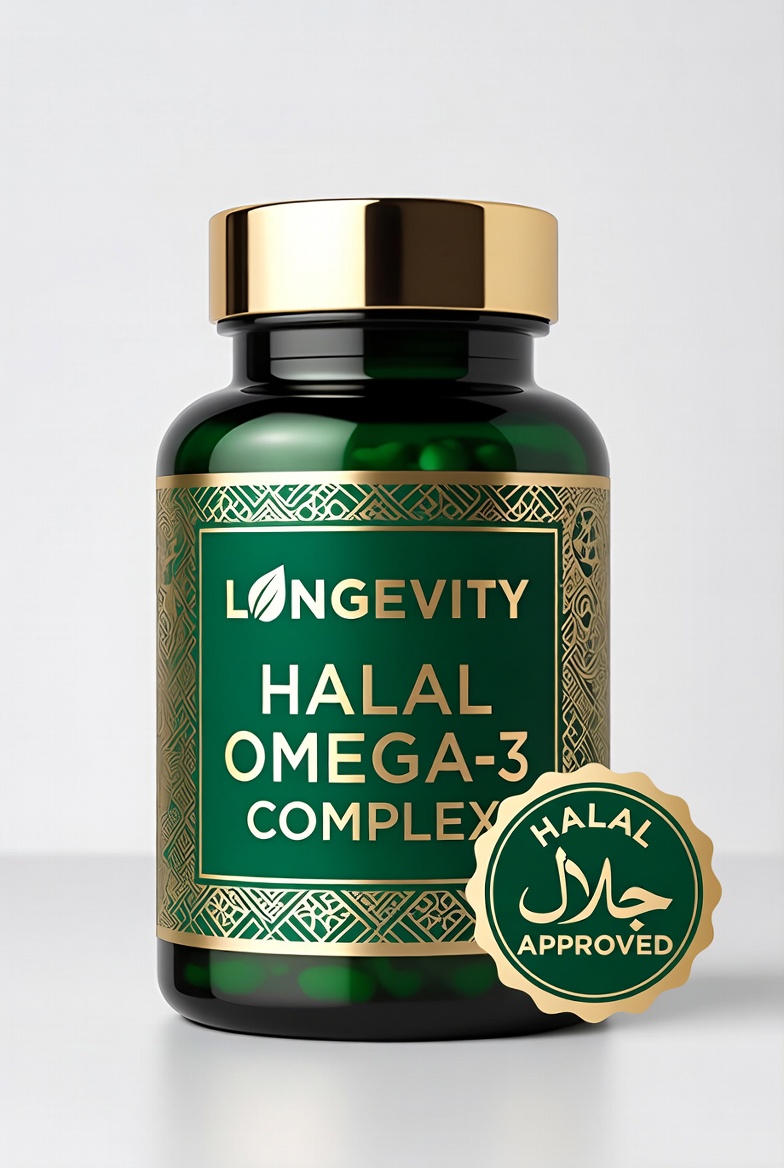 Longevity Omega-3 Complex (HALAL)