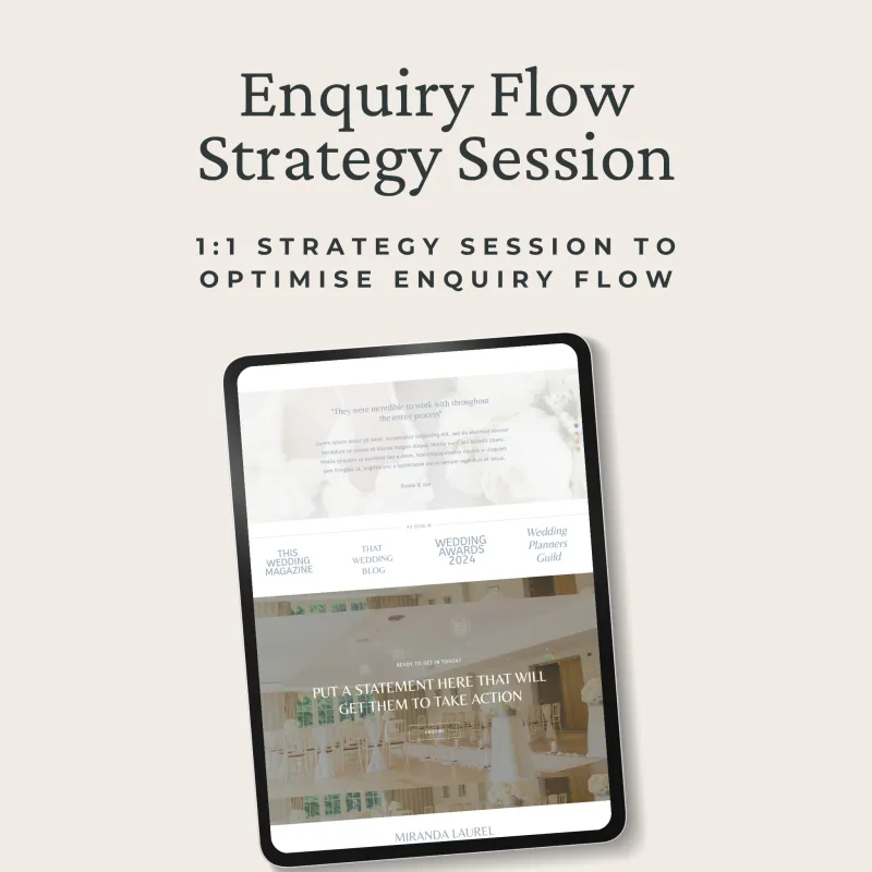 Enquiry Flow Strategy Session