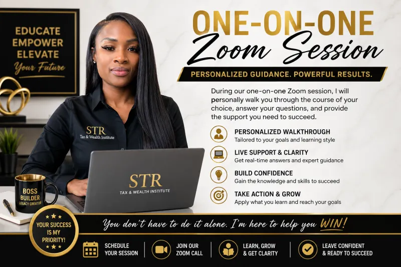 Tax Prep 301 One-on-One Training
